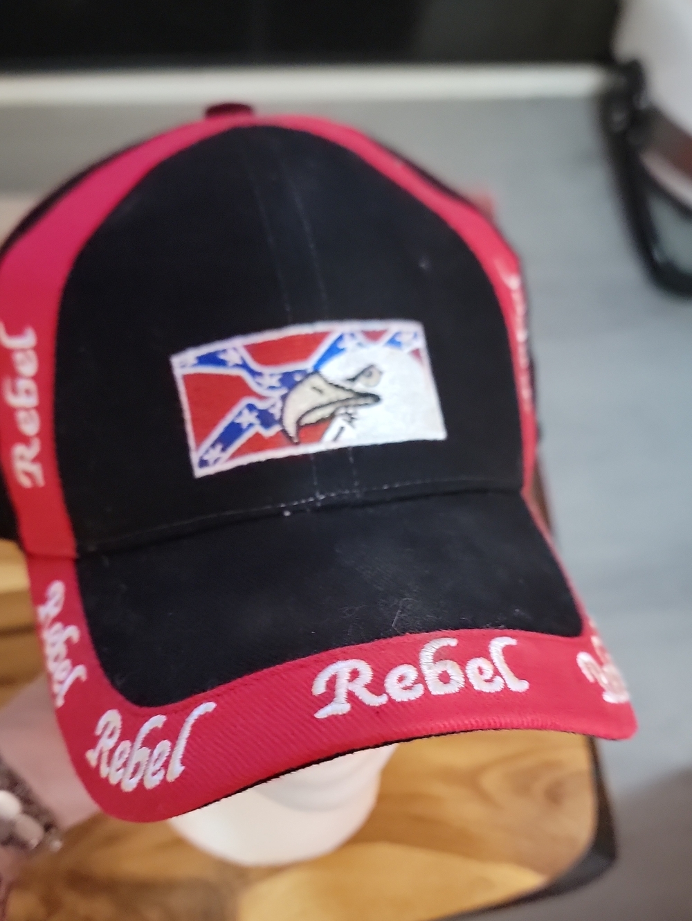 Rebel Red and Black rebels Baseball Cap